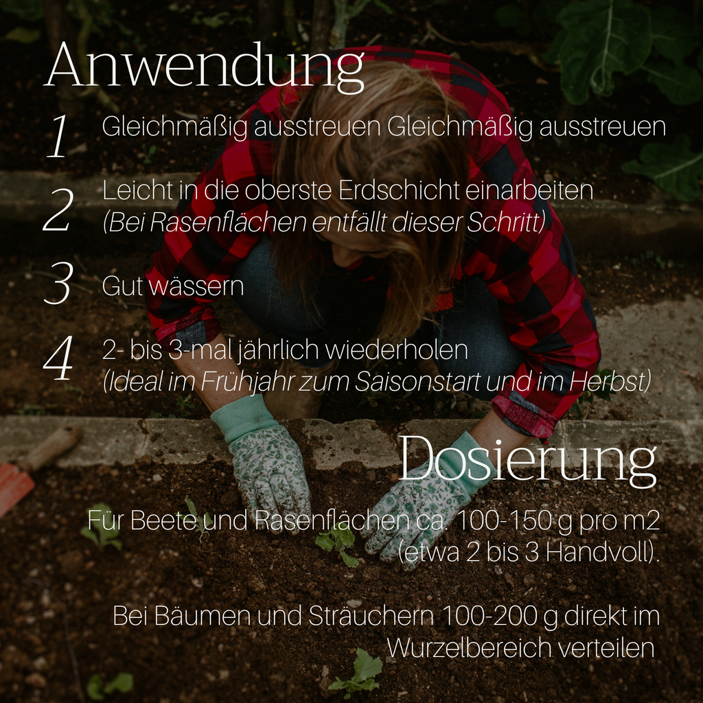 Basaltkraft Garten | Pflanzen-Supplement 1800g | Essenzielle Minerale & Nährstoffe für den Garten