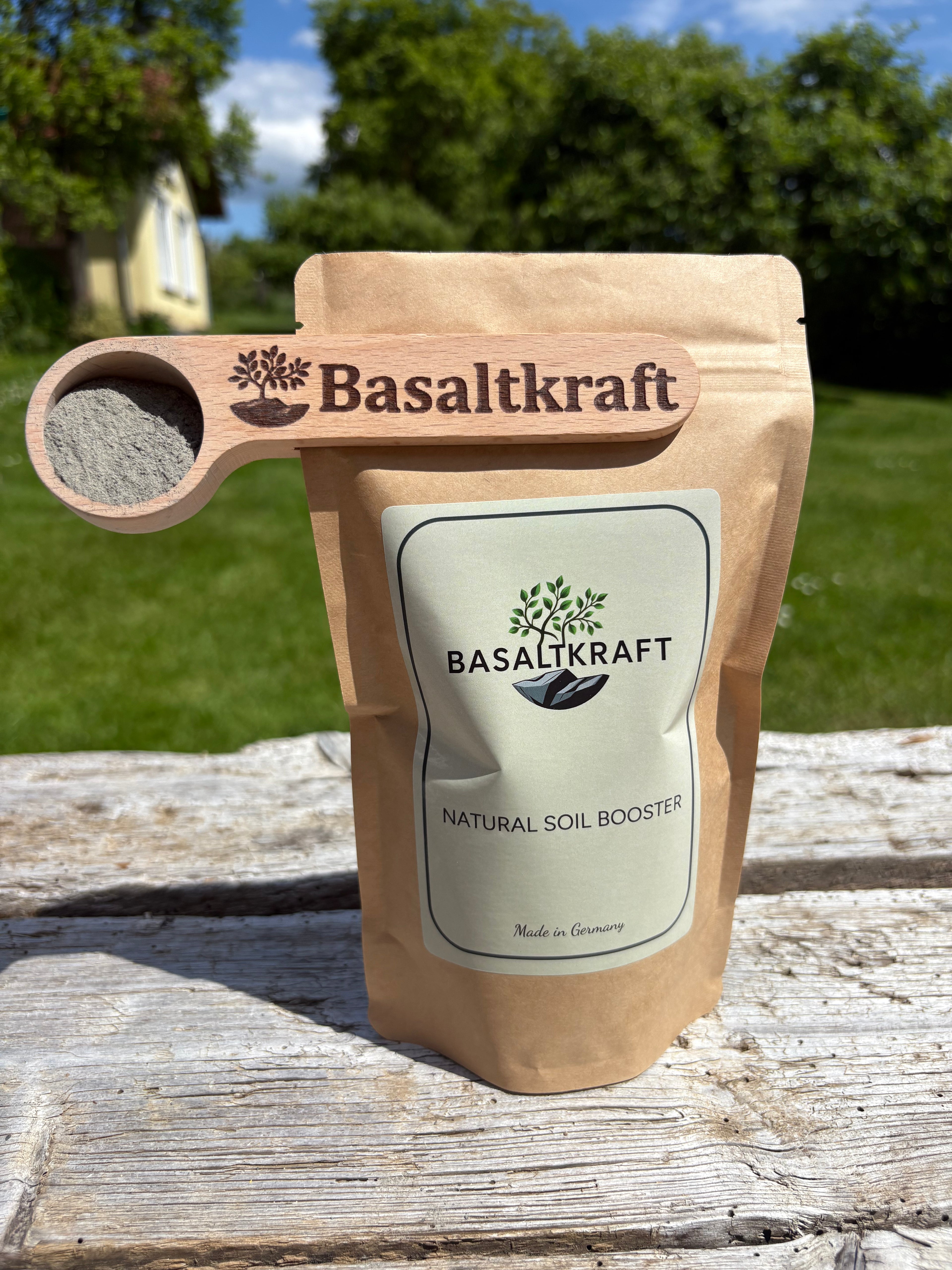 Basaltkraft | Dosierlöffel aus Buchenholz