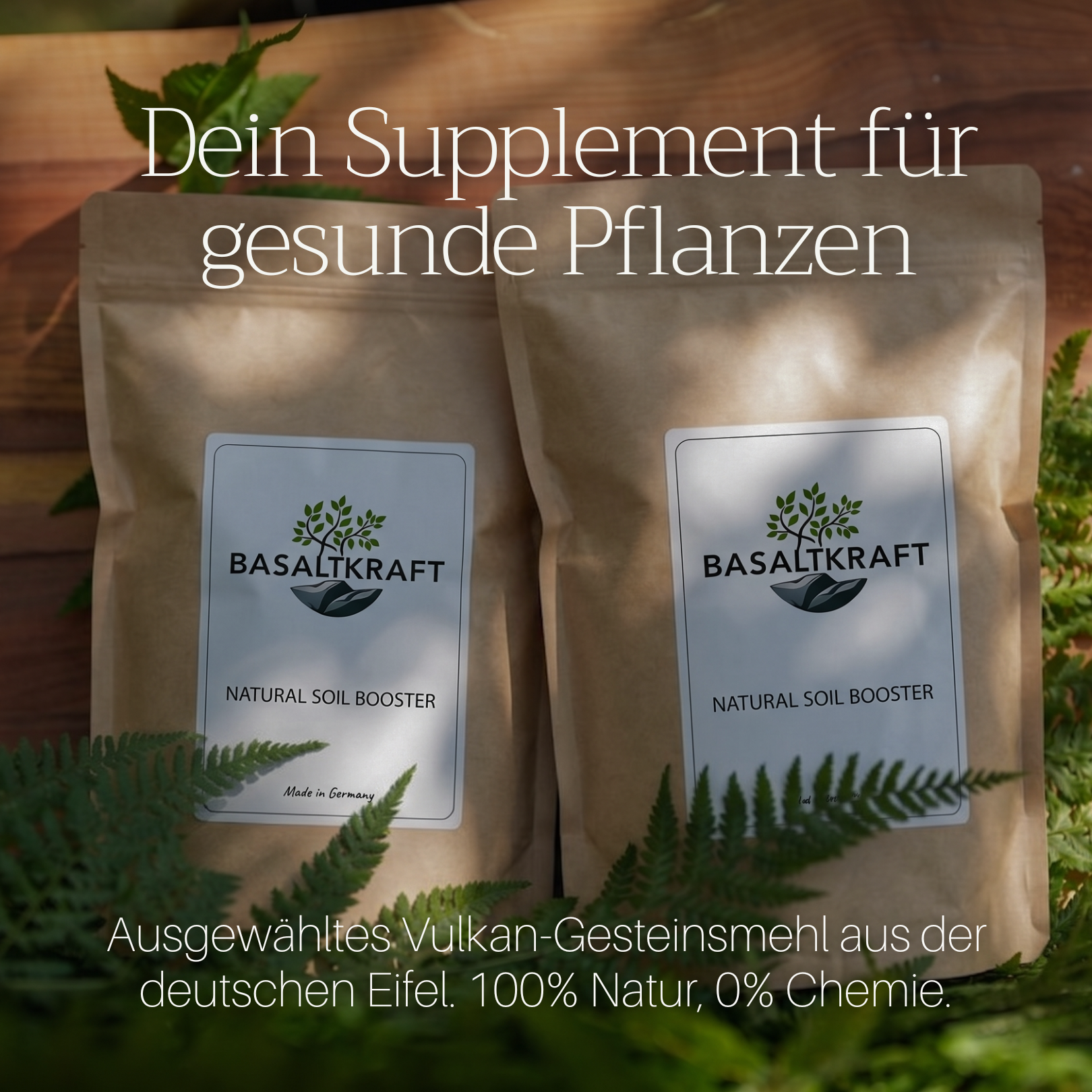 Basaltkraft Vorratsgröße 1800g | Supplement für Garten & Beete