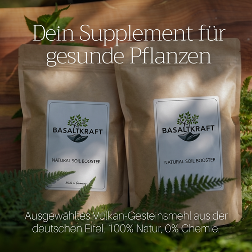 Basaltkraft Vorratsgröße 1800g | Supplement für Garten & Beete