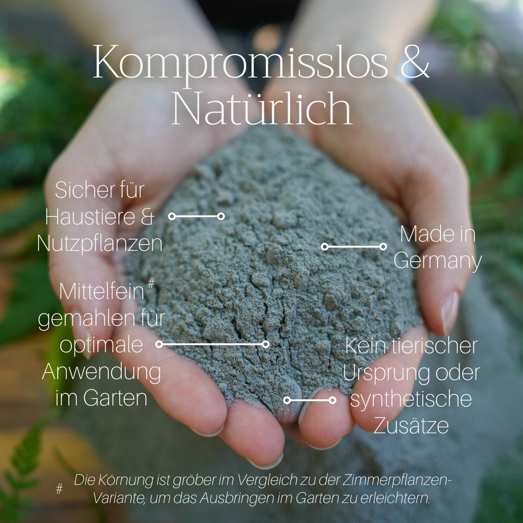 Basaltkraft Garten | Pflanzen-Supplement 1800g | Essenzielle Minerale & Nährstoffe für den Garten
