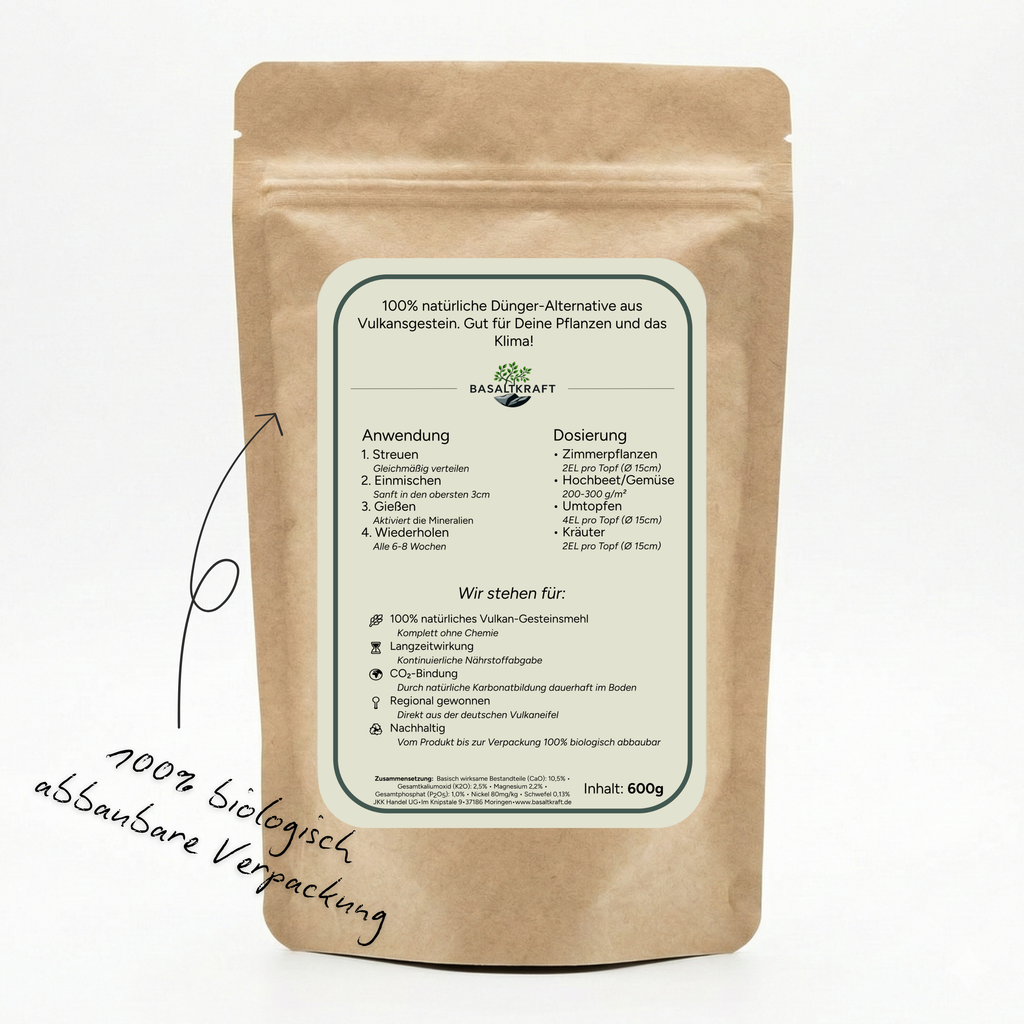 Basaltkraft | Balkon & Zimmerpflanzen | 600g