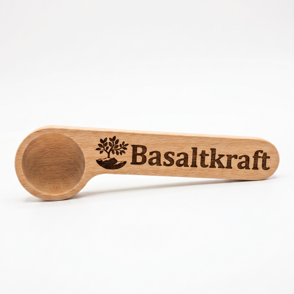 Basaltkraft | Dosierlöffel aus Buchenholz